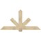 Ekena Millwork Kennewick Rough Sawn Timber Gable Bracket, Douglas Fir, 72"W x 36"H x 6"D x 6"F, 12/12 Pitch GBW072X36X0606KEN00RDF - alternate 1